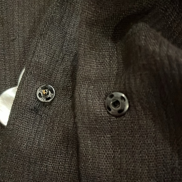 David Dart Collection Vintage Linen Black Jacket Large Made in USA - Picture 12 of 12